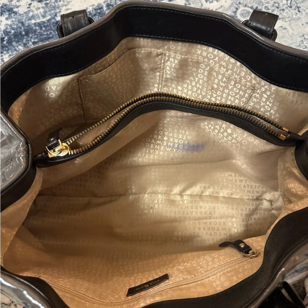 Kate Spade Gray and Black Women's Bag 💜 - Picture 11 of 14